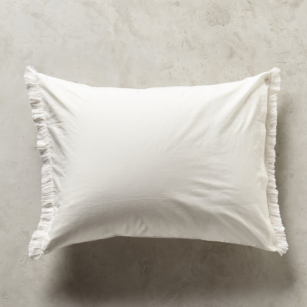 Function & Fringe Edit | Anthropologie Embroider Shams | Textured | Set of 2 - Picture 3 of 4